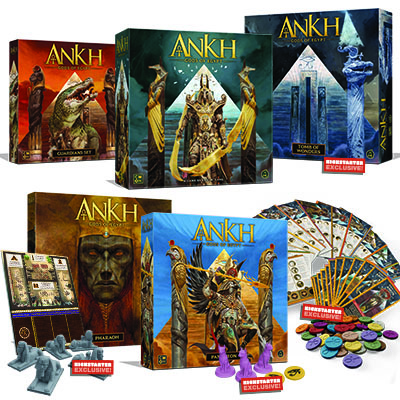 Ankh Gods of Egypt: Eternal Pledge Bundle Kickstarter Board Game 